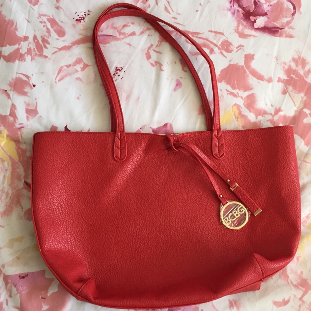 NWOT BCBG Red Tote
